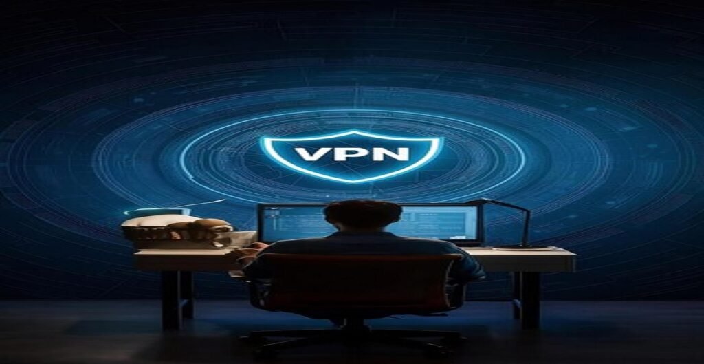 vpn secure connection freelancer person using virtual private network technology computer 1313853 60568